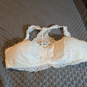 Maurices Cream Lace Bralette